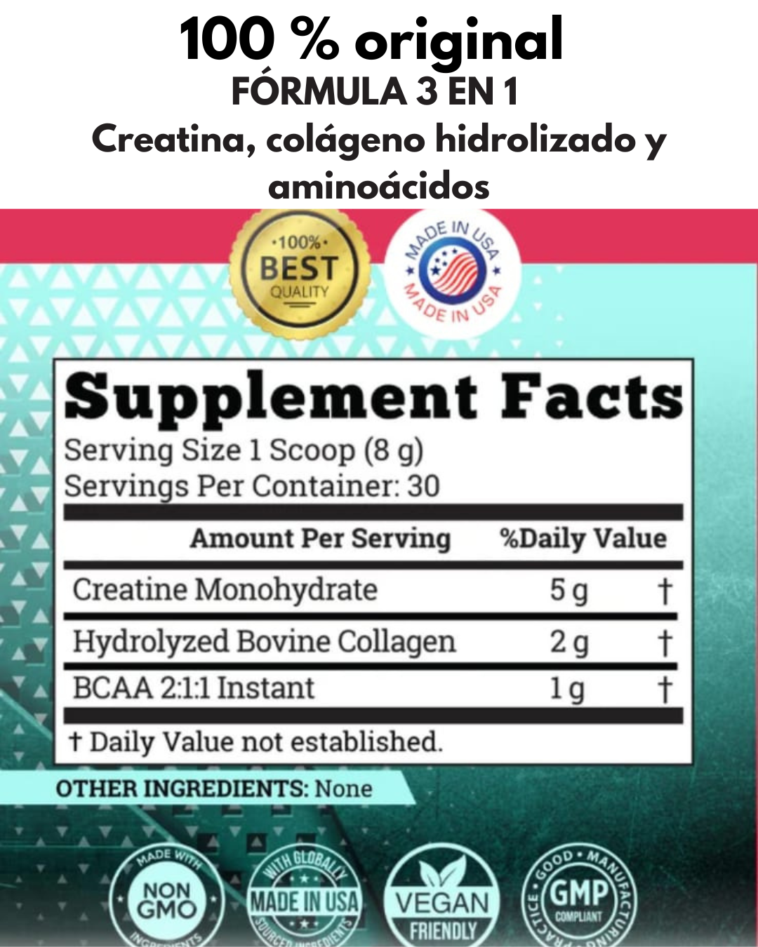 Creatina Monohidratada Pro old school